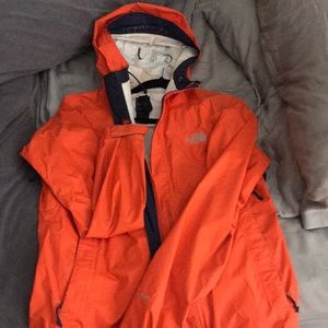 Beautiful orange and navy blue two tone northface!